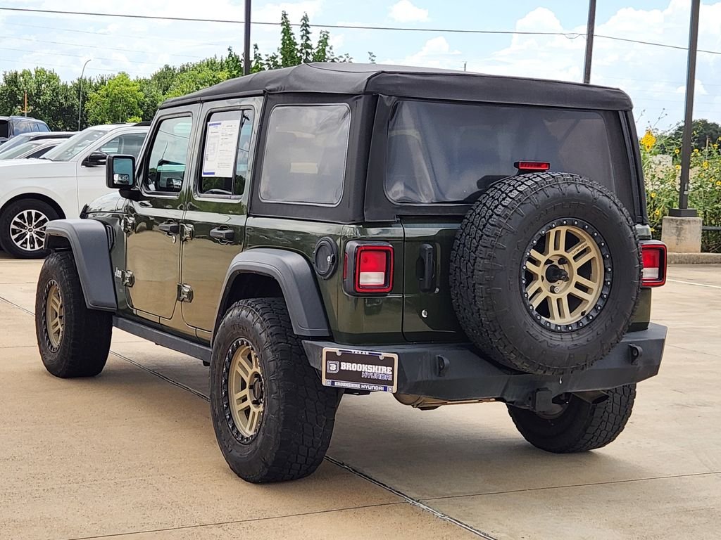 Used 2020 Sarge Green Clearcoat Jeep Sport image 7
