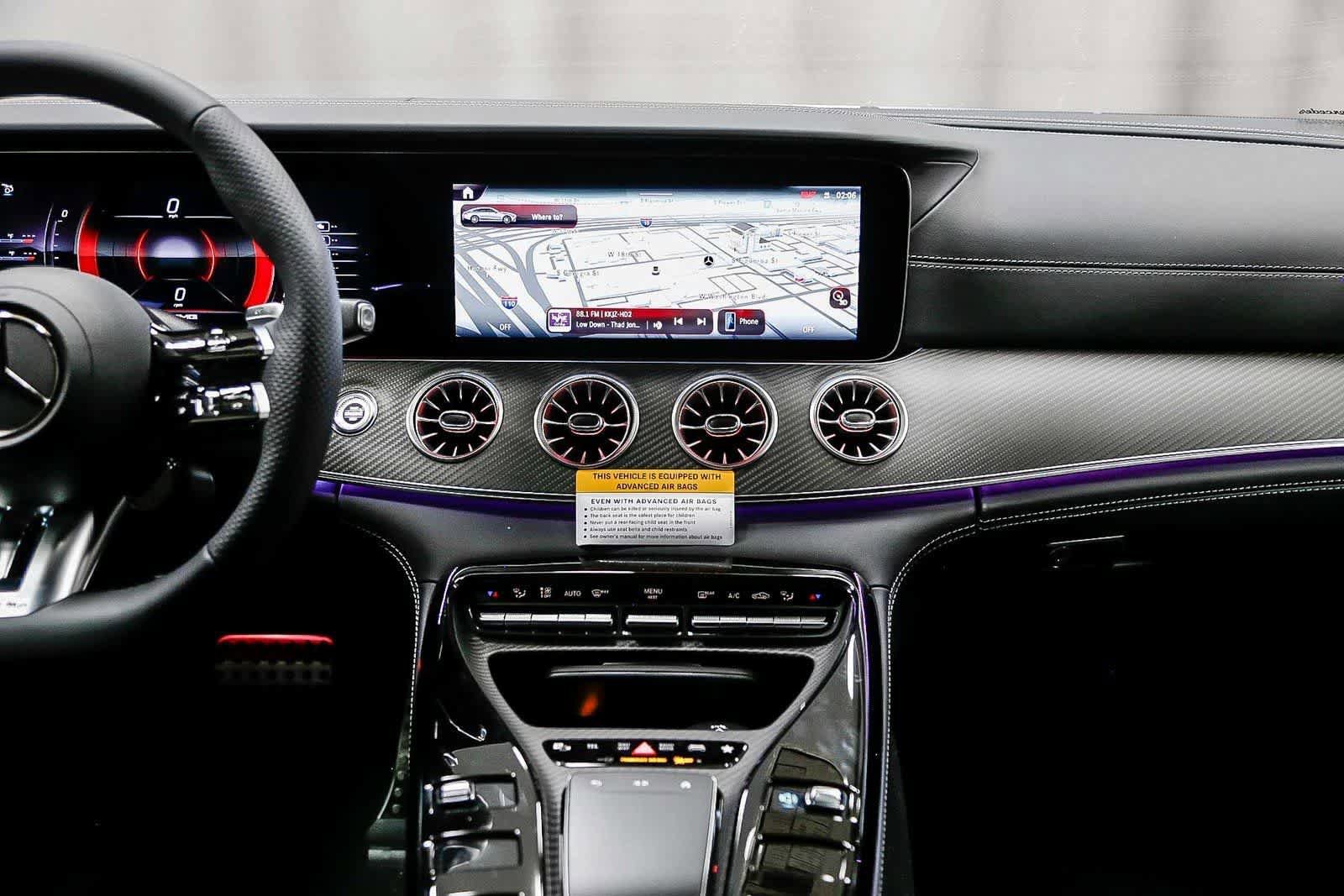 New 2026 MANUFAKTUR Moonlight White Metallic Mercedes-Benz AMG® GT 53 4-Door Coupe image 13
