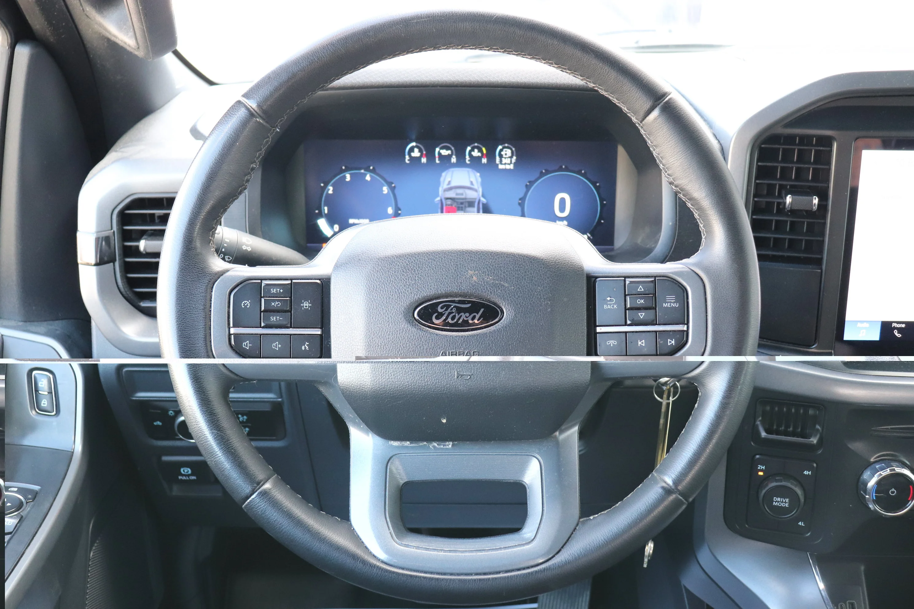 Used 2023 Black Ford XL 4WD SuperCrew 5.5