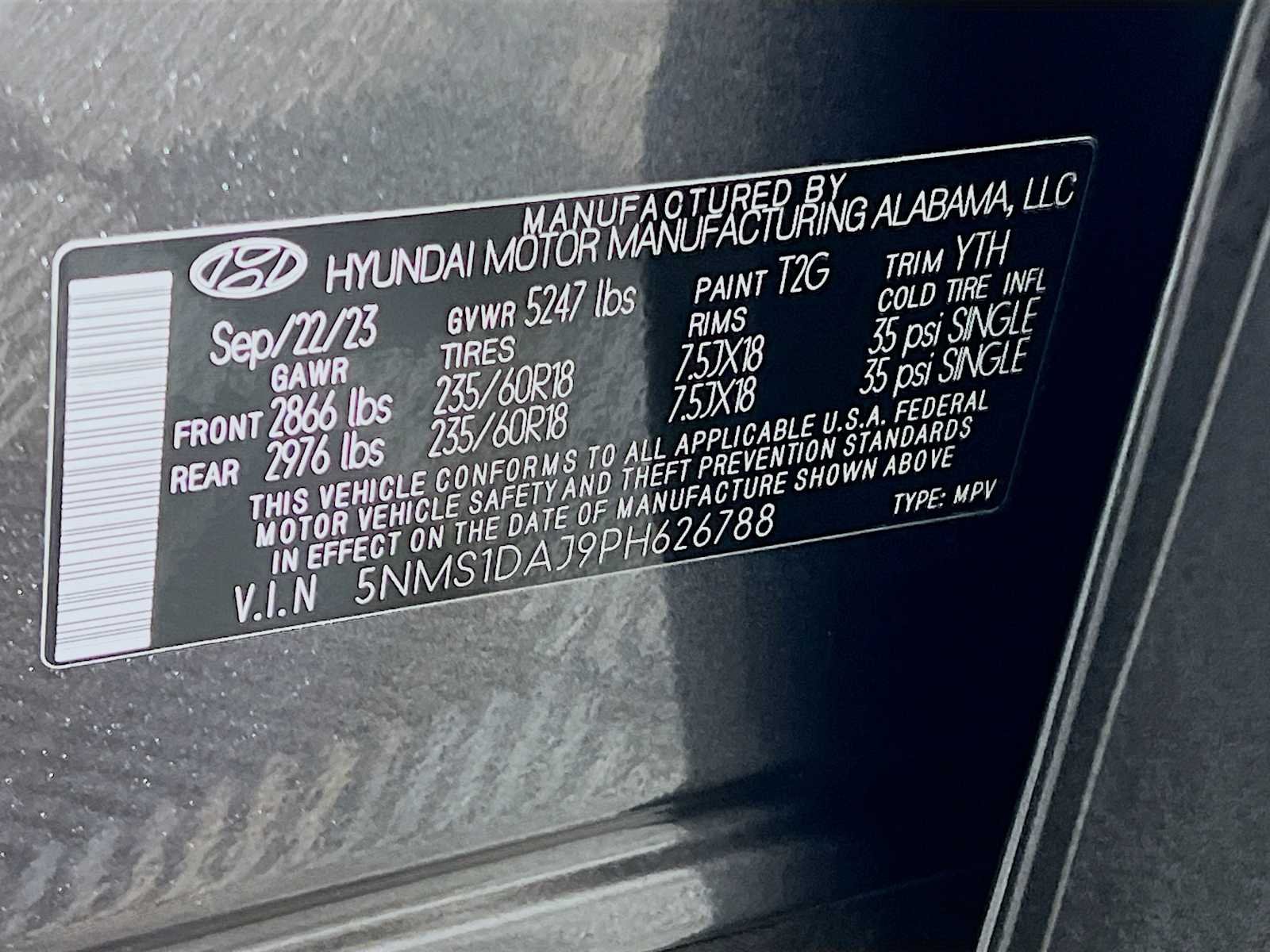 Used 2023 Portofino Gray Hyundai SE image 31