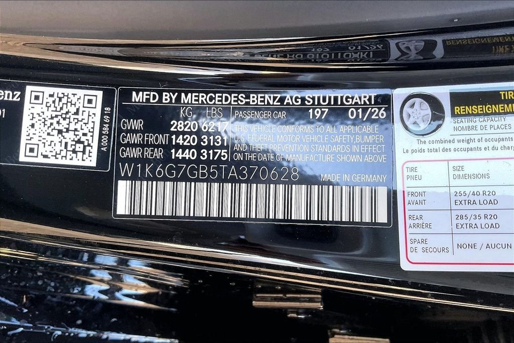 New 2026 Obsidian Black Metallic Mercedes-Benz S 580 image 12