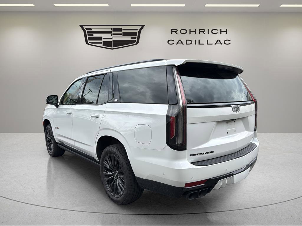 Certified Used 2023 Crystal White Tricoat Cadillac Escalade-V image 8