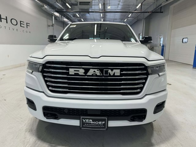 New 2026 Bright White Clear-Coat Exterior Paint RAM Laramie image 2