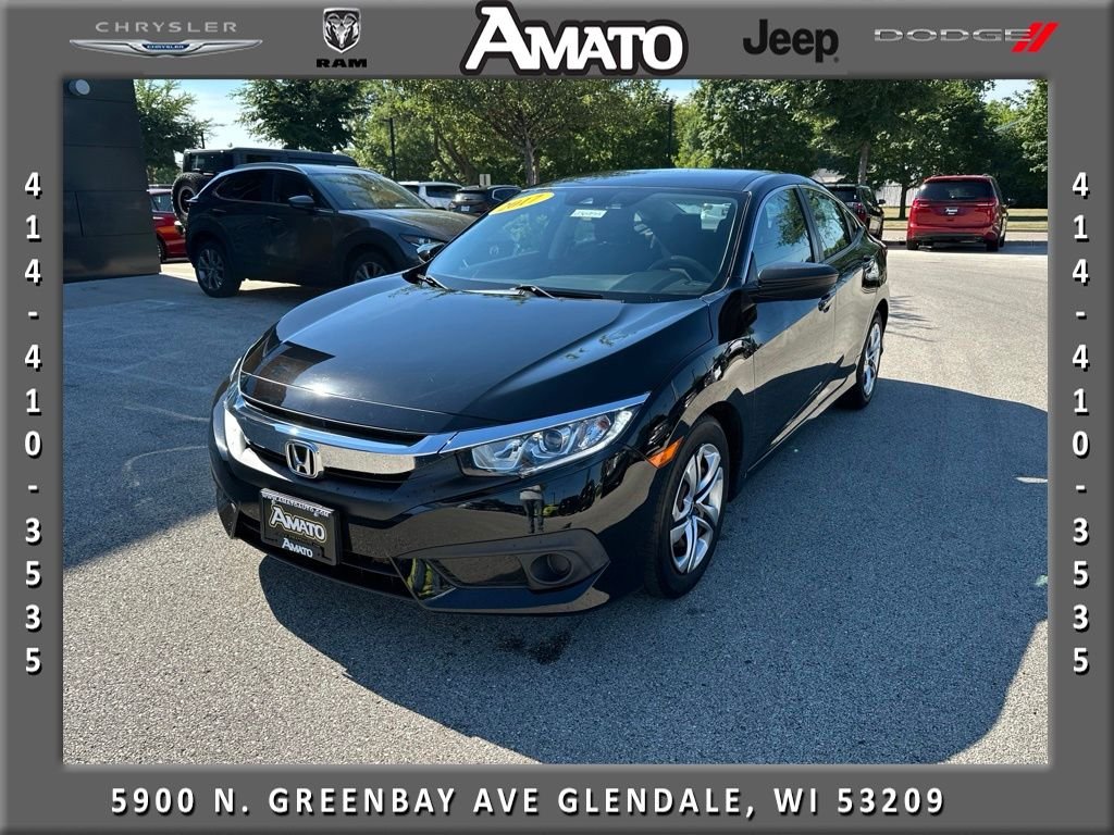 Used 2017 Black Honda LX image 1