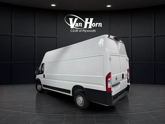 New 2025 Bright White Clear-Coat Exterior Paint RAM Super High Roof image 3