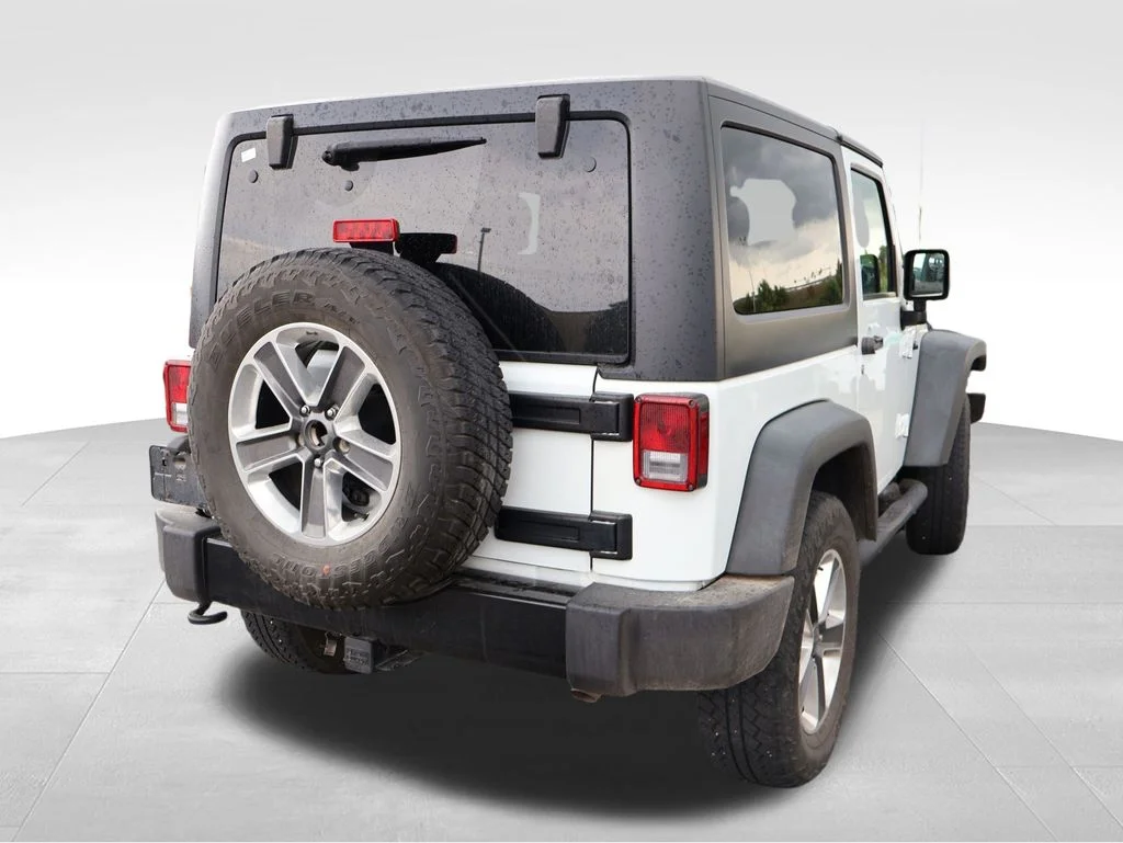 Used 2017 Bright White Clearcoat Jeep Willys Wheeler image 8
