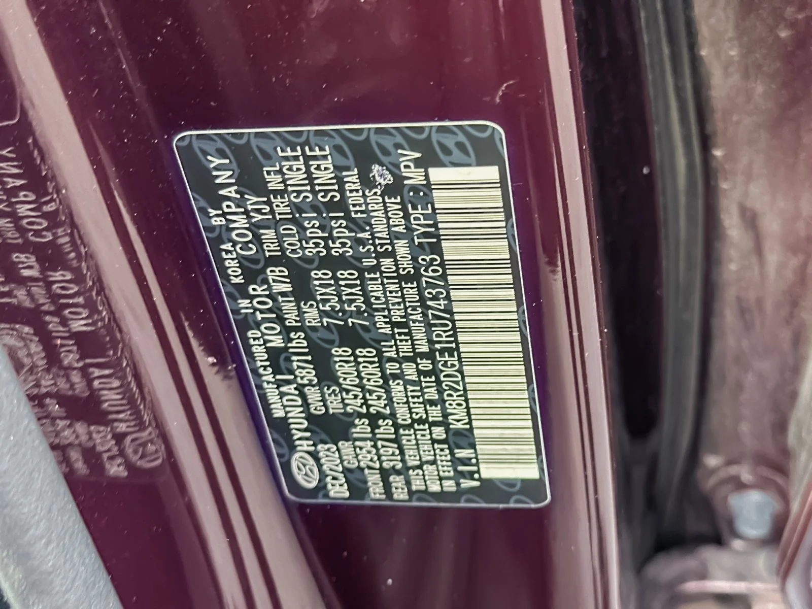 Used 2024 Red Hyundai SEL image 22