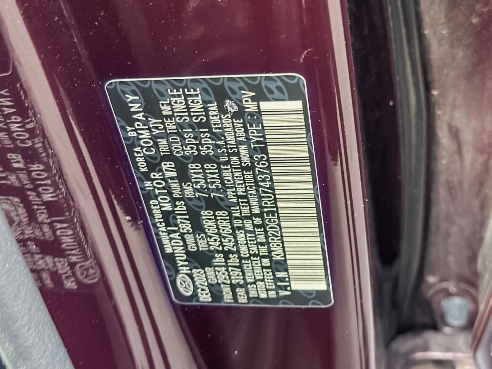 Used 2024 Red Hyundai SEL image 31