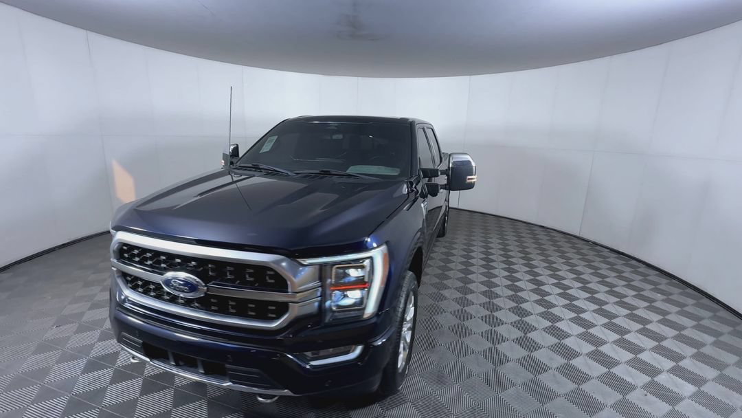 Used 2022 Antimatter Blue Metallic Ford Platinum image 3