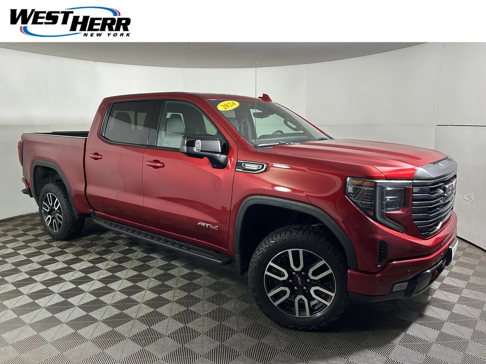 Used 2024 Volcanic Red Tintcoat GMC AT4 image 1