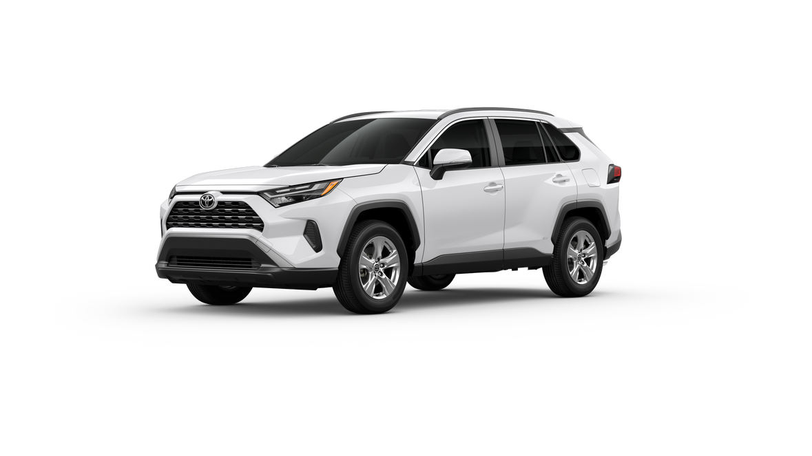 New 2025 Ice Cap Toyota Hybrid XLE image 2