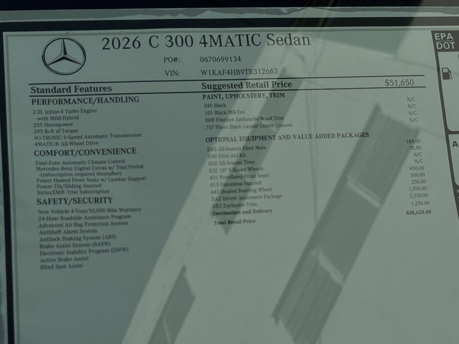 New 2026 Black Mercedes-Benz C 300 image 46