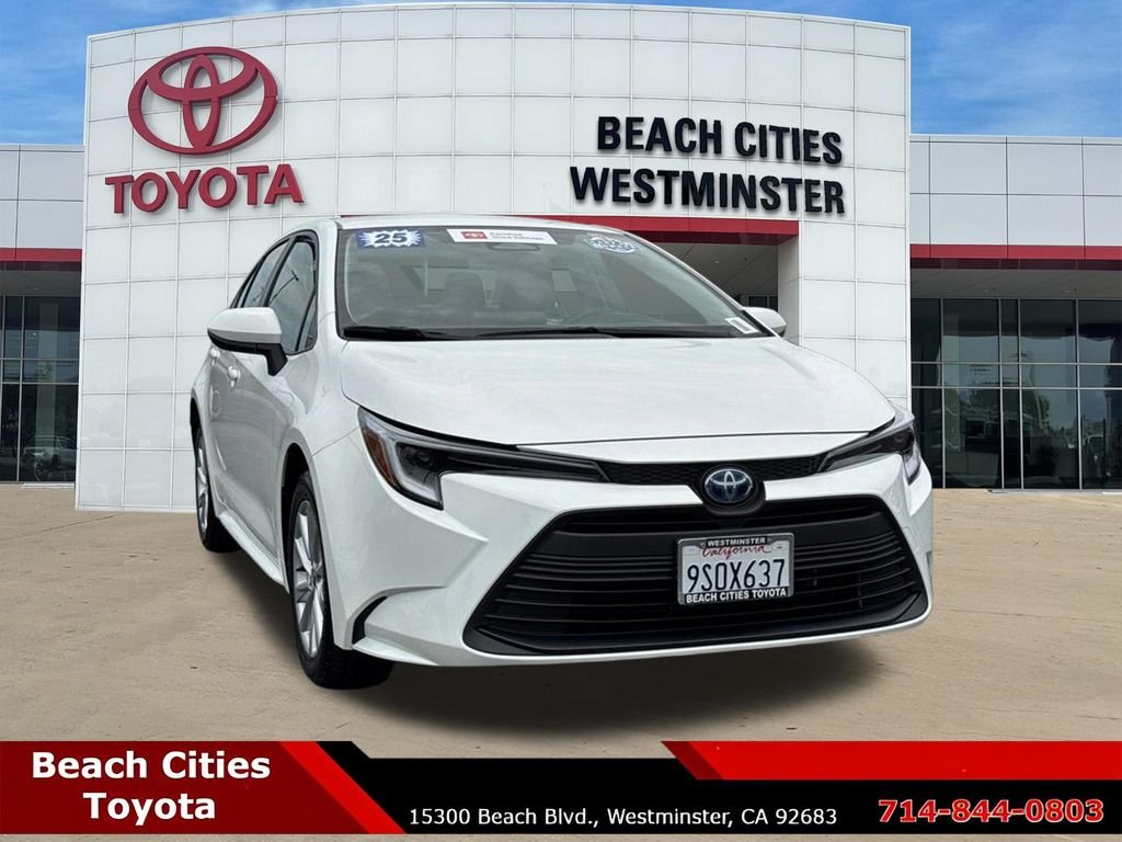 Certified Used 2025 White Toyota LE image 3