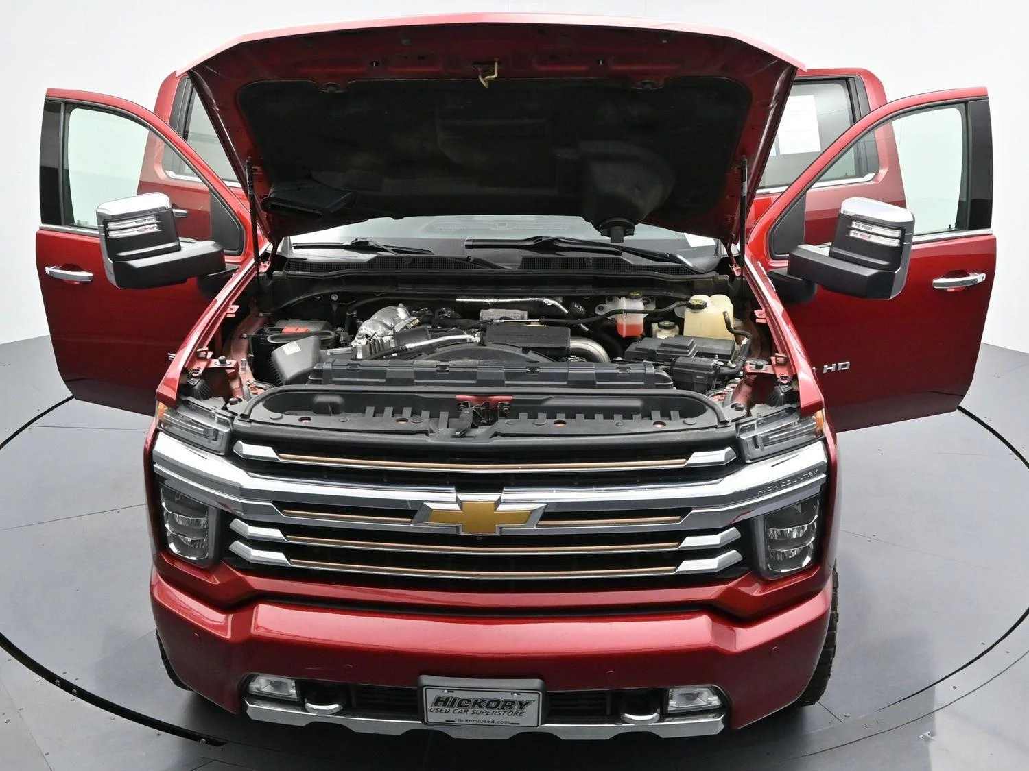 Used 2021 Cherry Red Tintcoat Chevrolet High Country image 38
