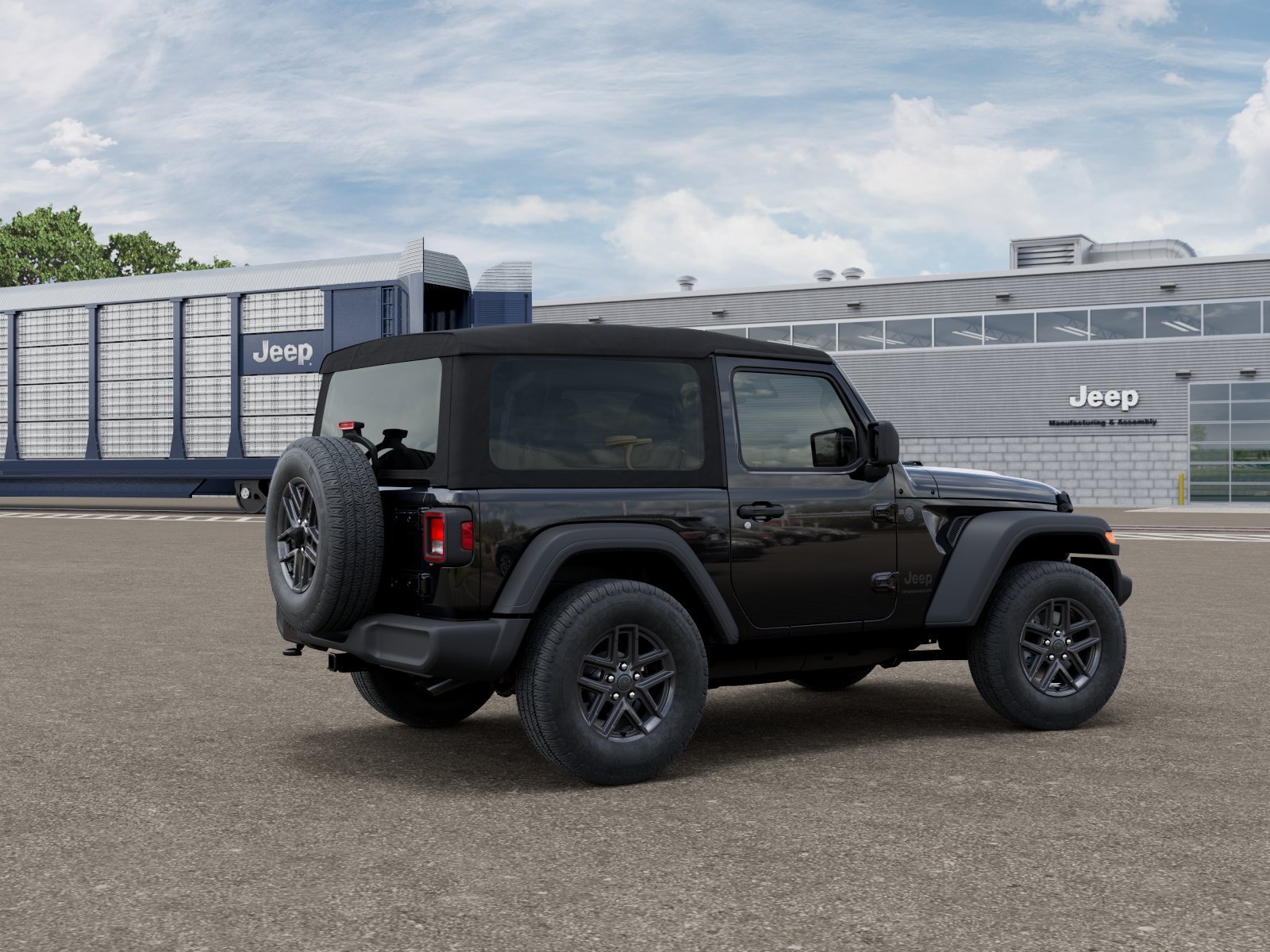 New 2026 Black Clear-Coat Exterior Paint Jeep Sport S image 2