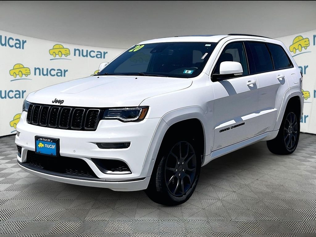 Used 2020 Bright White Clearcoat Jeep Overland image 3