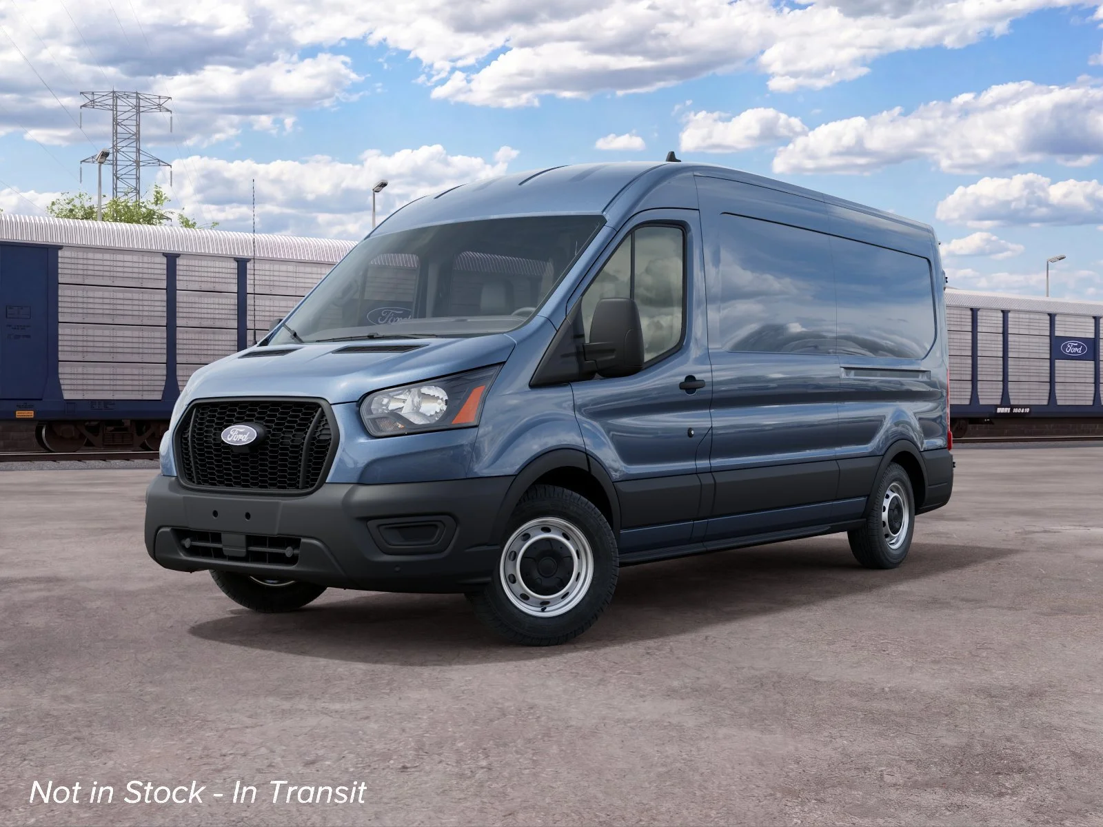 New 2027 Blue Metallic Ford BASE image 2