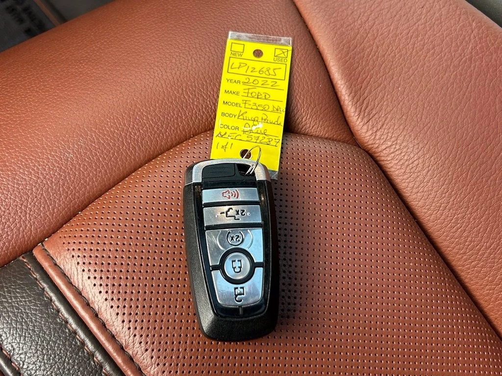 Used 2022 Blue Metallic Ford King Ranch image 48