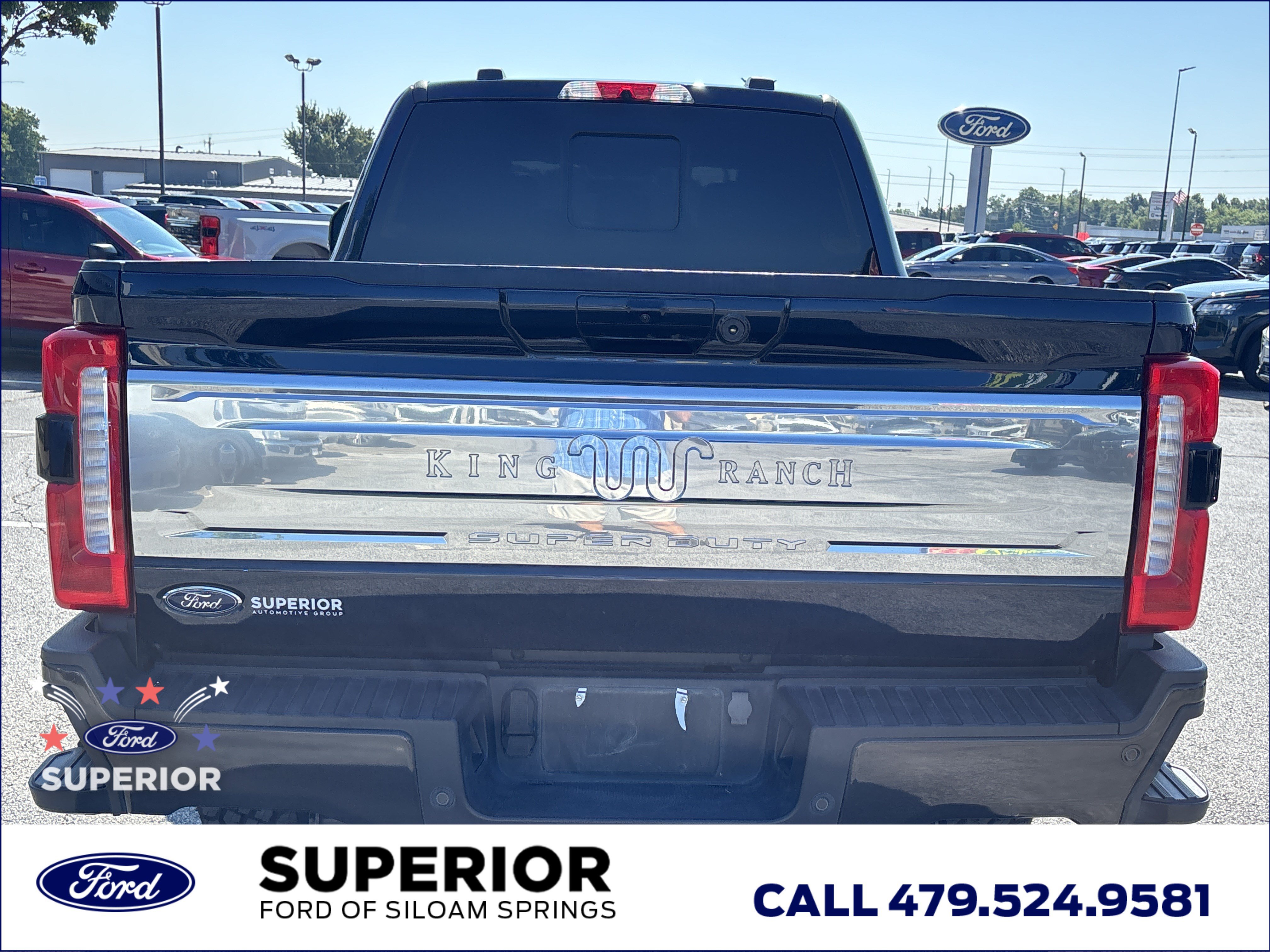 Used 2024 Antimatter Blue Metallic Ford King Ranch CrewCab 4WD image 5