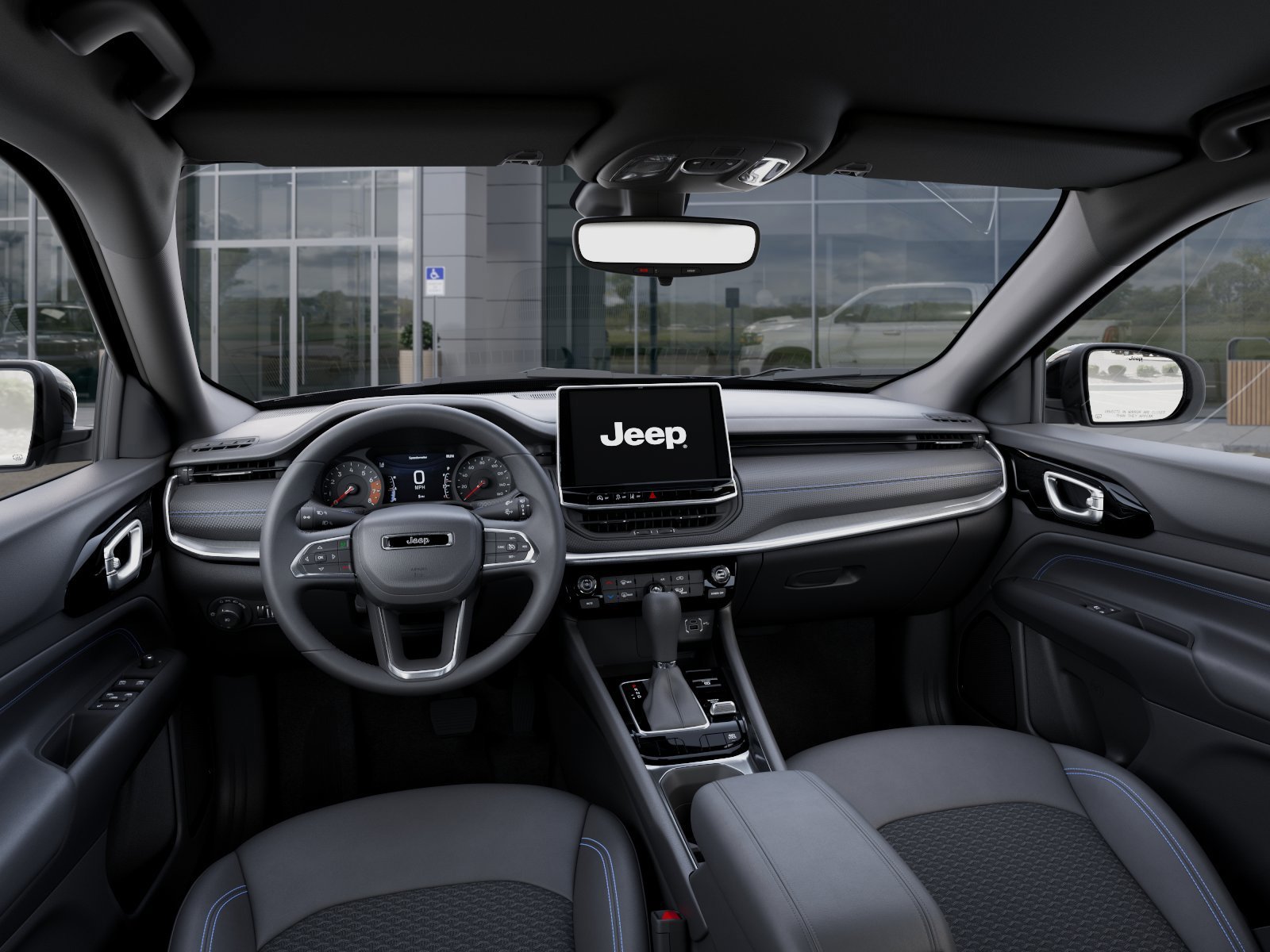 New 2026 Diamond Black Crystal Pearlcoat Jeep Latitude Altitude image 14