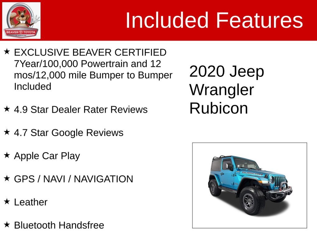 Used 2020  Jeep Rubicon image 4
