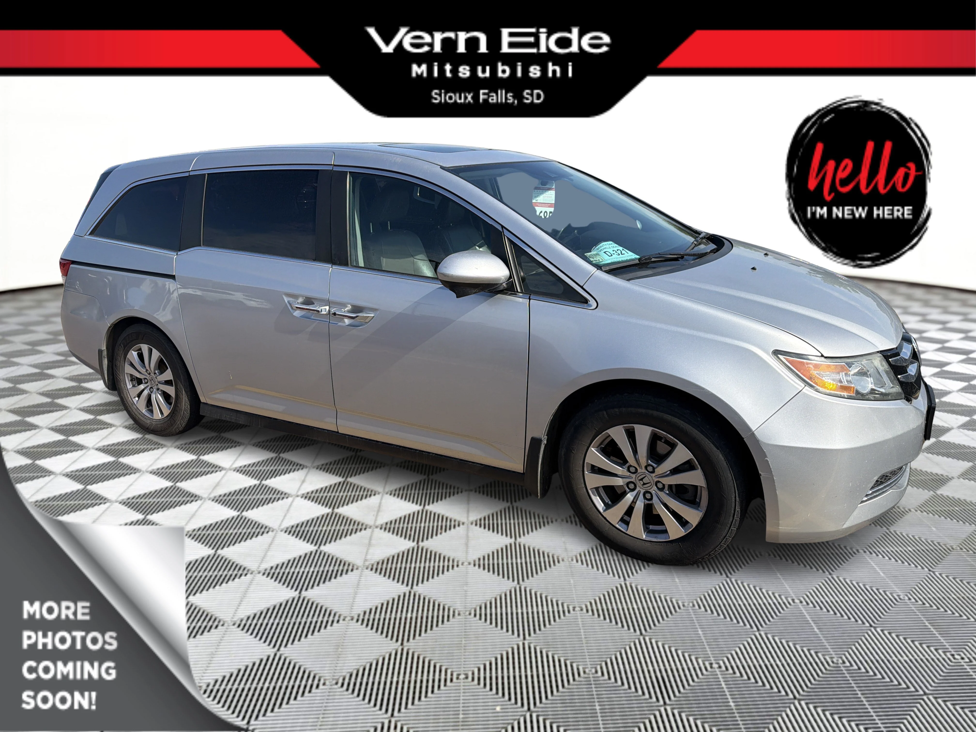 Used 2014 Alabaster Silver Metallic Honda EX-L image 1