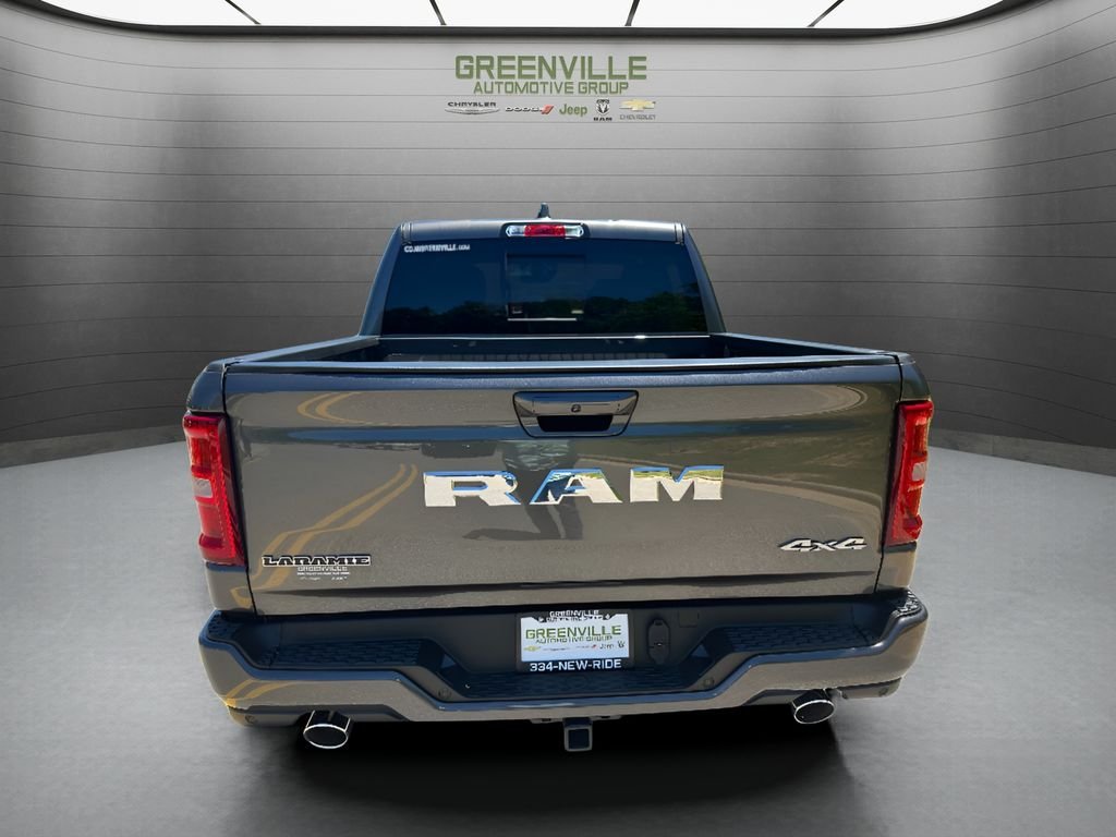 New 2026 Granite Crystal Metallic Clear-Coat Exterior Paint RAM Laramie Hemi 4x4 Crew Cab image 6