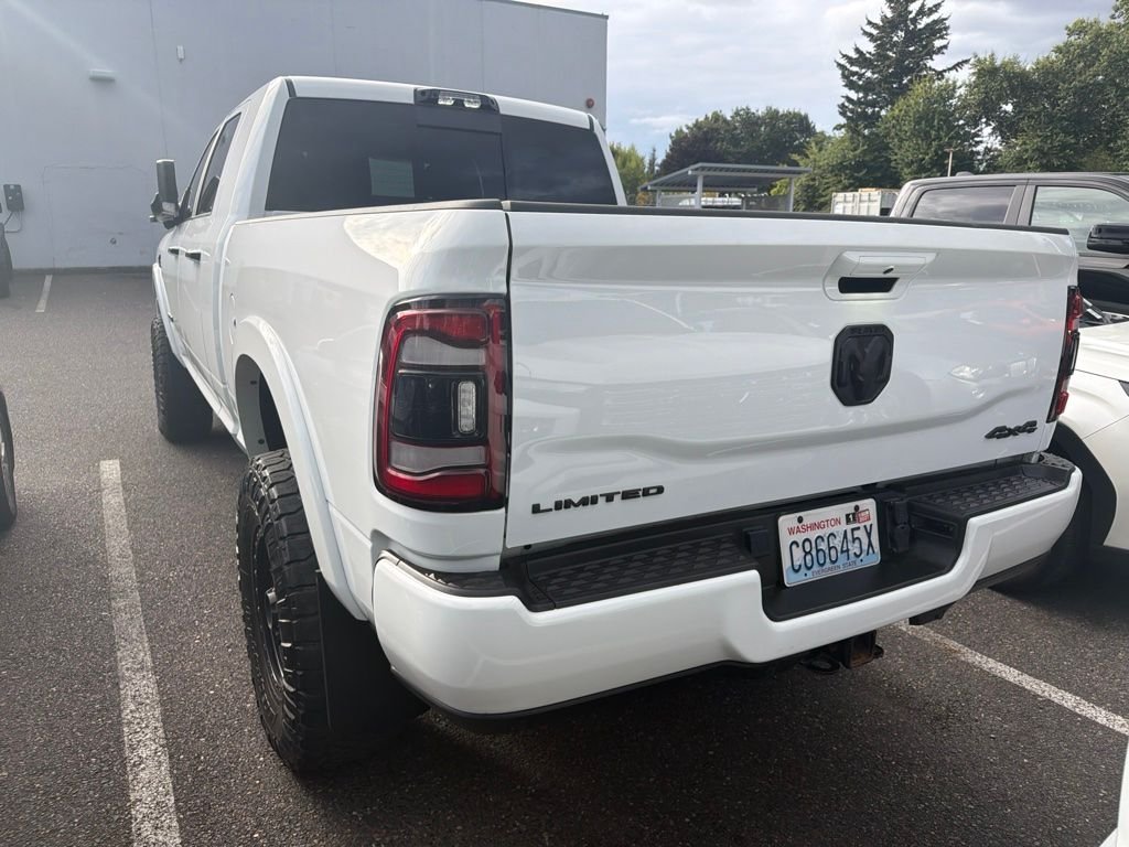 Used 2022 Bright White Clearcoat Ram Limited image 4