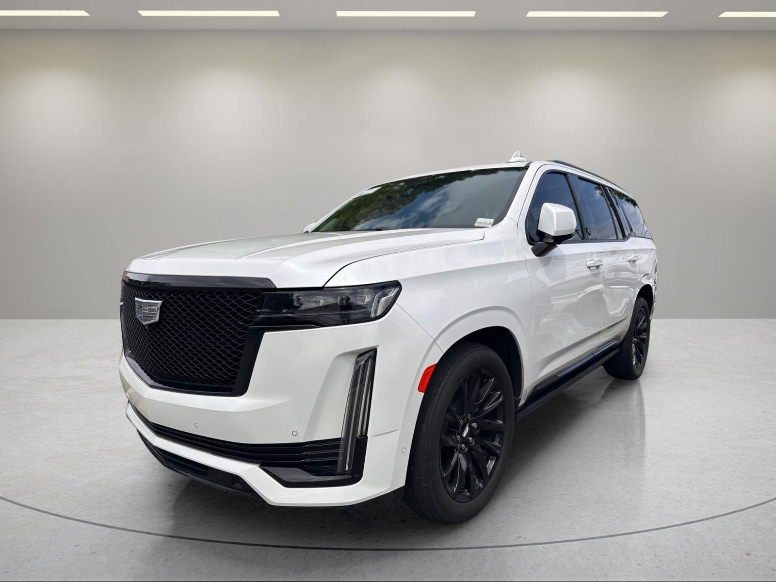 Used 2023 Crystal White Tricoat Cadillac 4WD Sport Platinum image 1