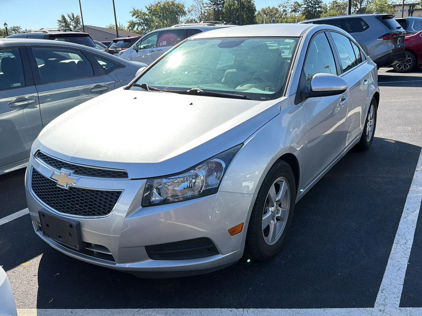 Used 2014 Silver Ice Metallic Chevrolet 1LT image 2
