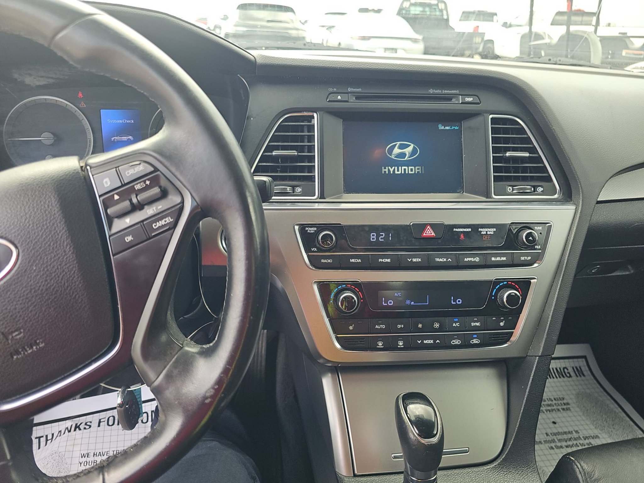 Used 2016 Quartz White Pearl Hyundai 2.4L Sport image 9