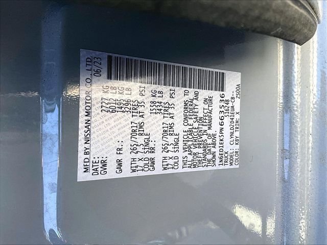 Used 2023 Gray Nissan PRO-4X image 34