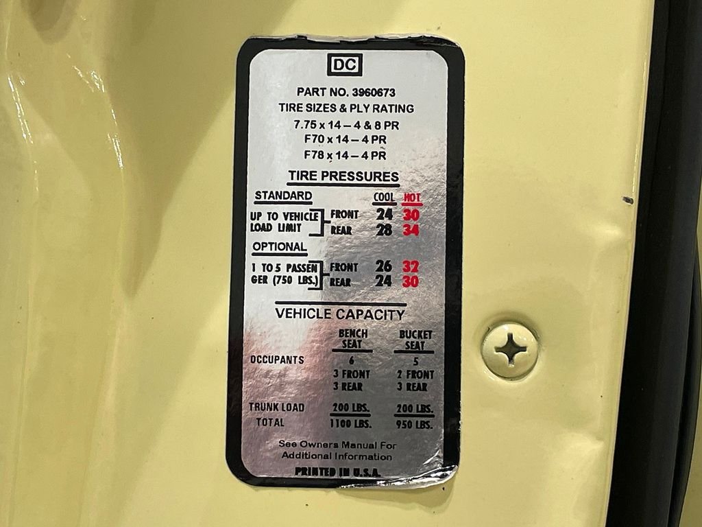 Used 1969 Yellow Chevrolet  image 73