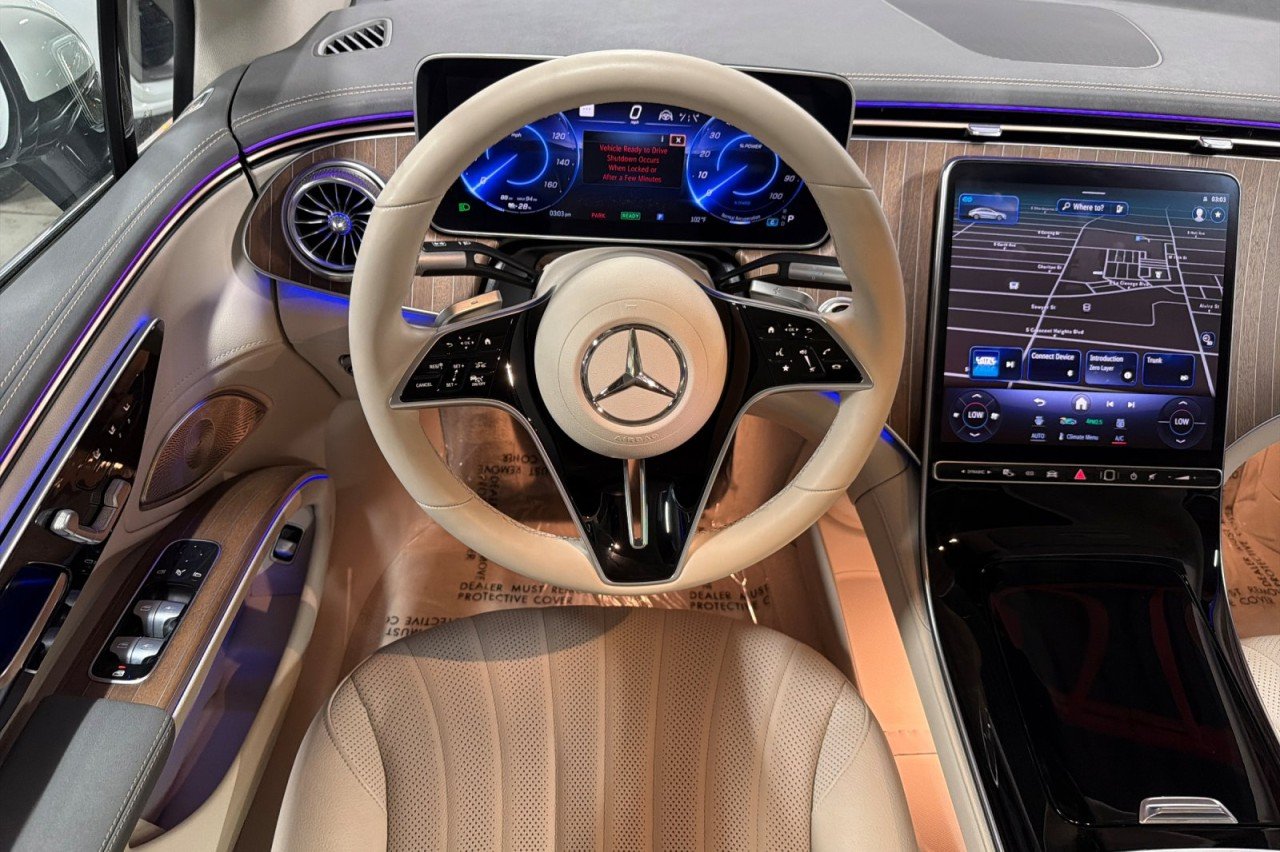 Certified Used 2023 Polar White Mercedes-Benz EQS 450 image 13