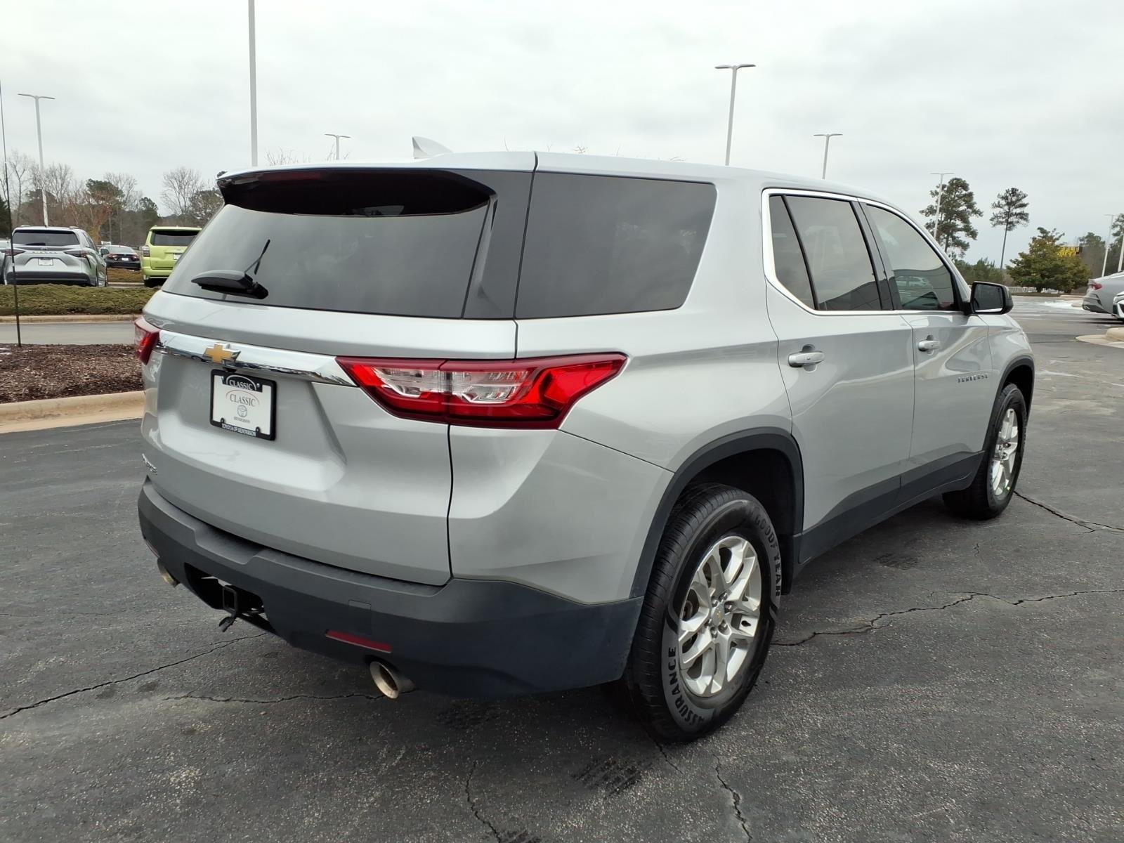 Used 2021 Chevrolet Traverse LS with VIN 1GNERFKW1MJ173548 for sale in Henderson, NC