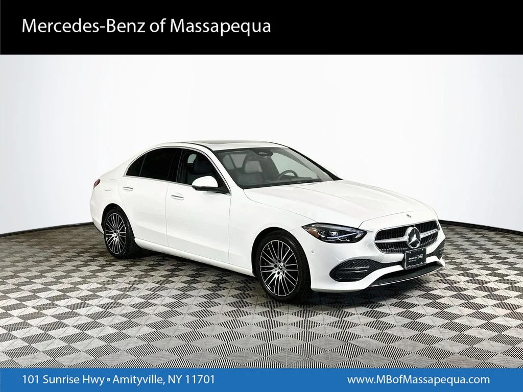 Used 2025 White Mercedes-Benz C 300 image 1