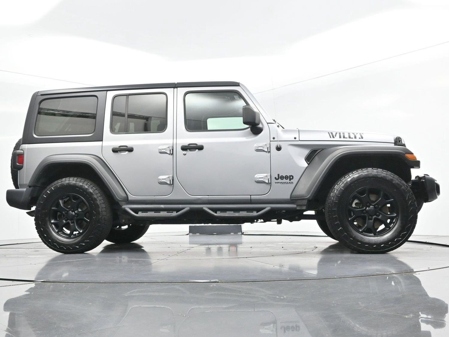 Used 2021 Billet Silver Metallic Clearcoat Jeep Unlimited Willys image 43