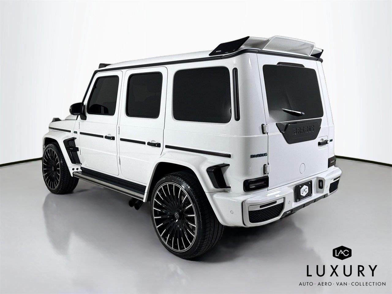 Used 2024 Polar White Mercedes-Benz AMG® G 63  Brabus Custom Widebody / Custom Tiffany Interior image 8
