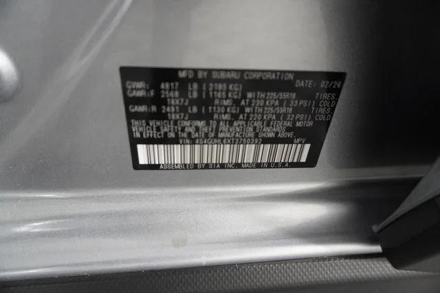 New 2026 Ice Silver Metallic Subaru Limited image 12
