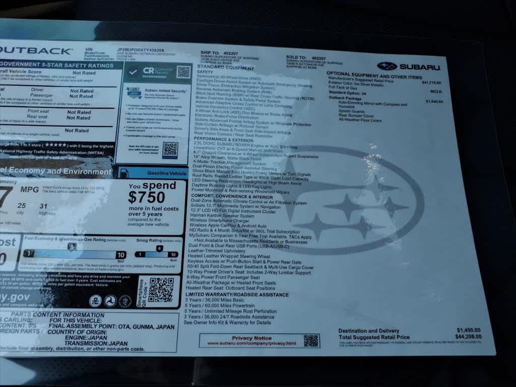 2026 Subaru Outback Limited - Photo 40