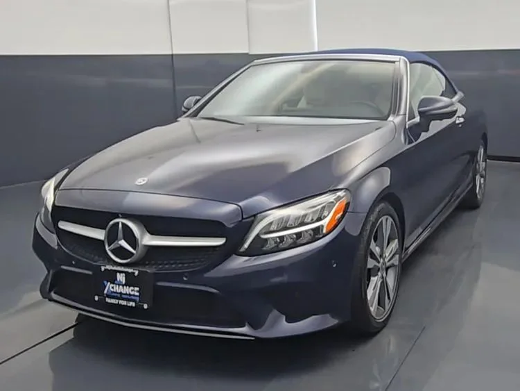 Used 2019 Blue Mercedes-Benz C 300 4MATIC® Cabriolet 2D image 18
