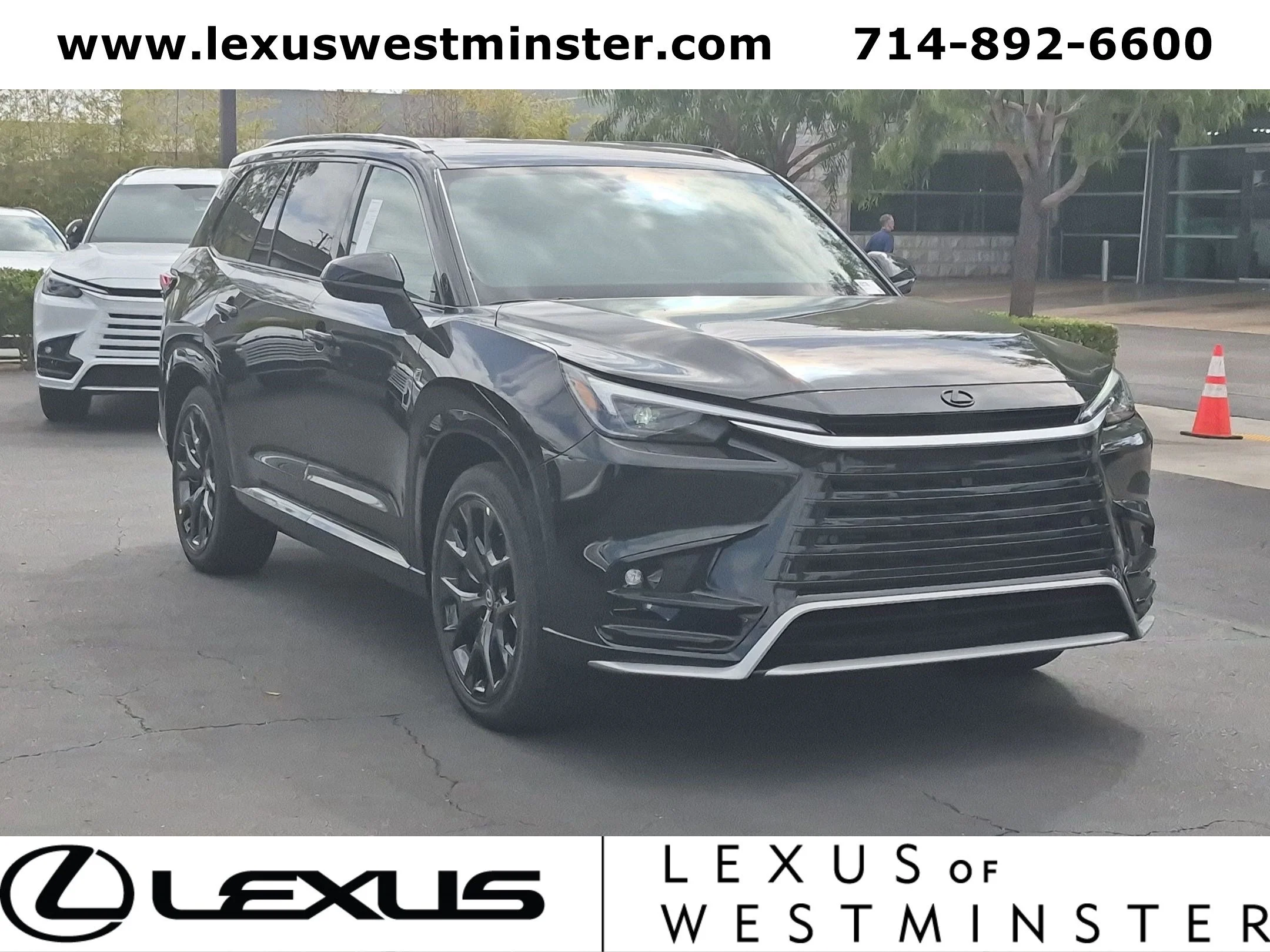 New 2026 Caviar Lexus TX 500h F SPORT PERFORMANCE PREMIUM AWD image 3