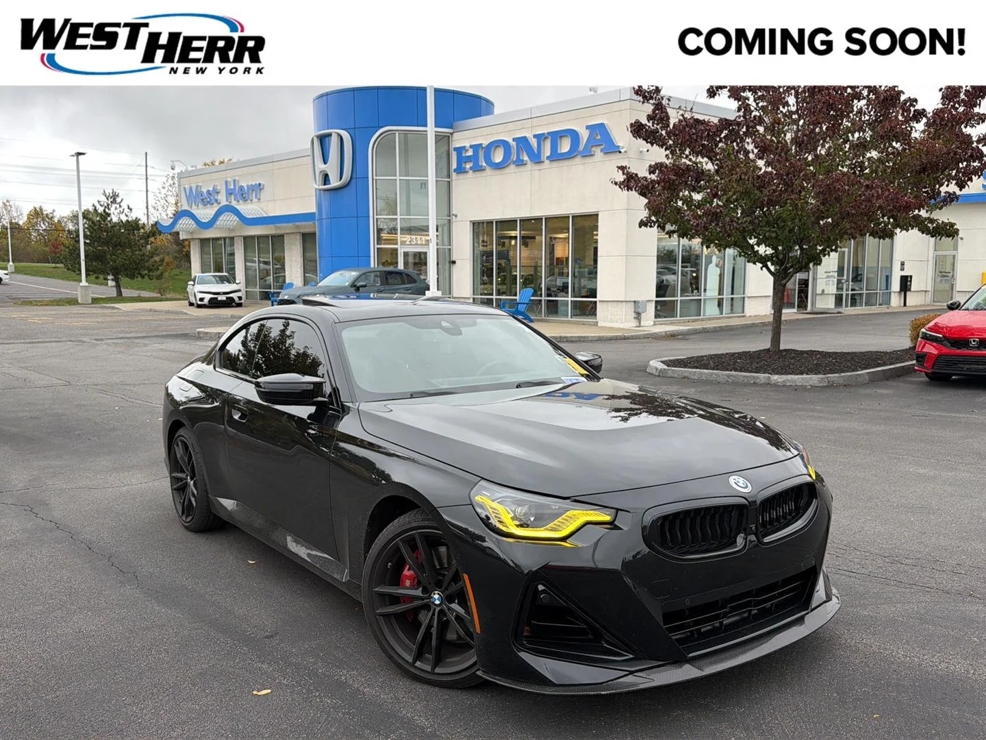 Used 2024 Black Sapphire Metallic BMW M240i xDrive image 1