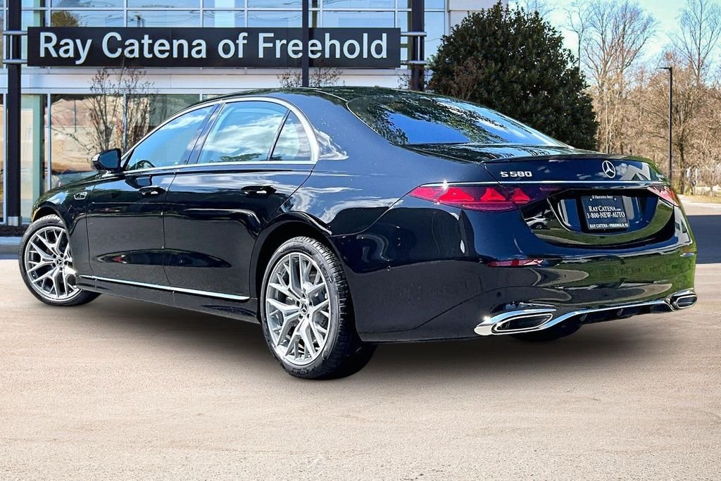 New 2027 Obsidian Black Metallic Mercedes-Benz S 580 image 3