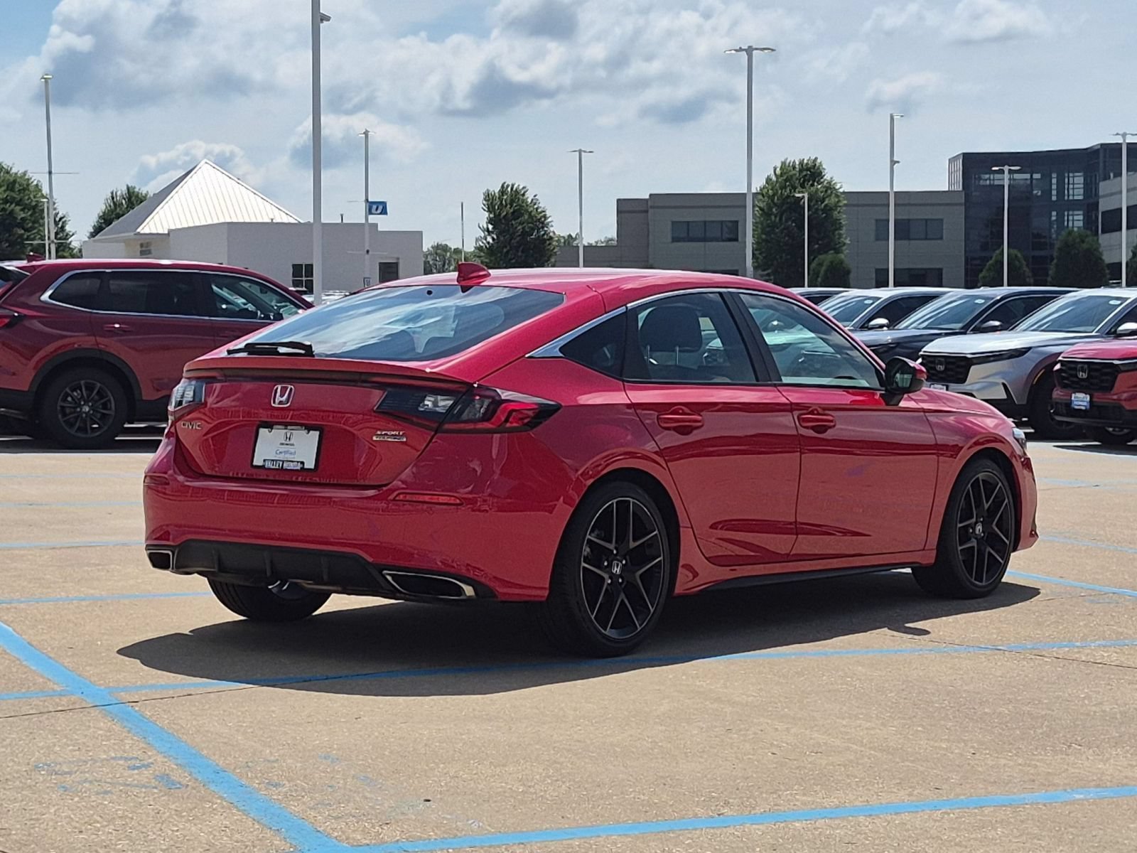 Certified Used 2023 Rallye Red Honda Sport Touring Hatchback image 6