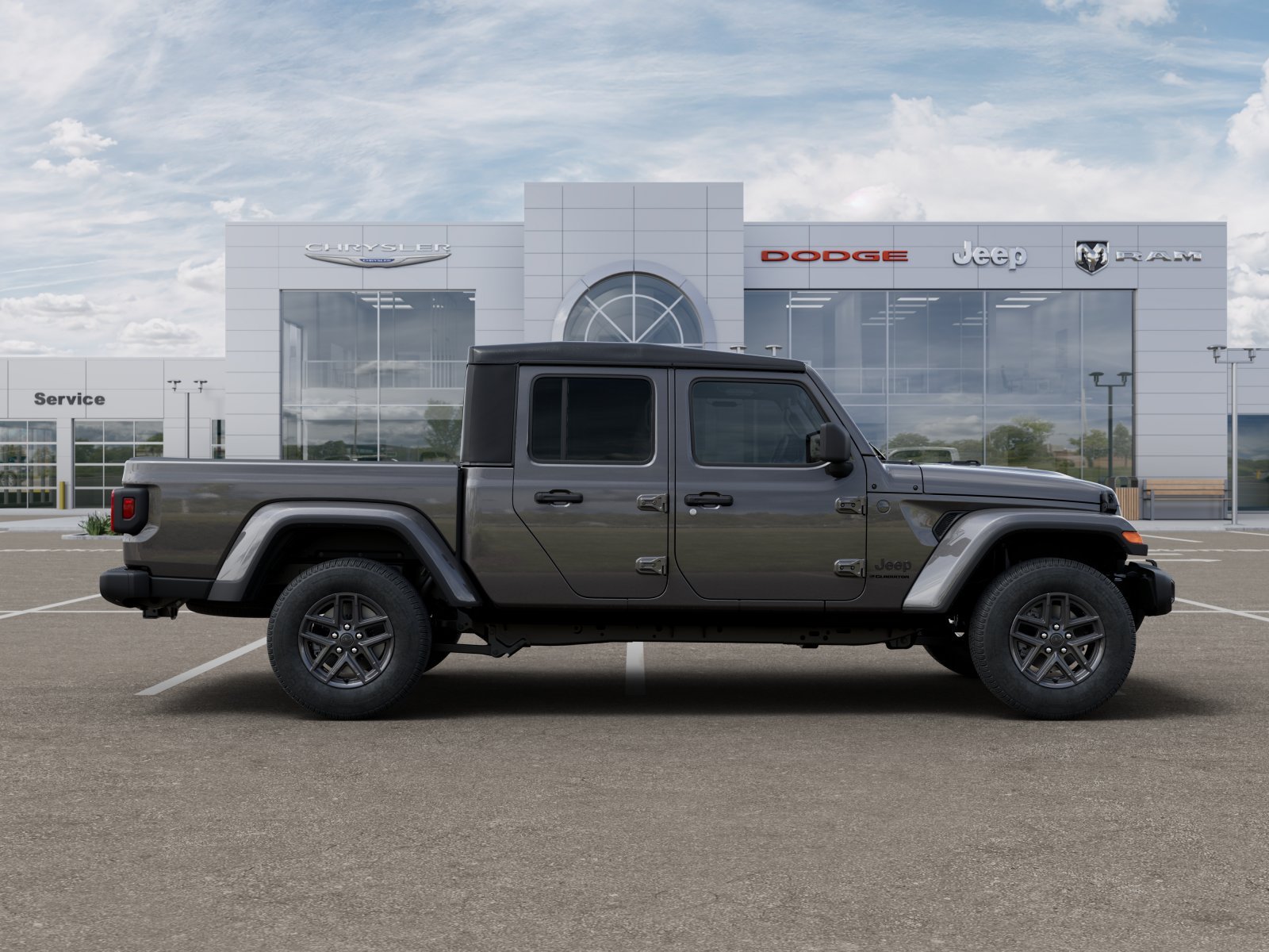 New 2025 Granite Crystal Metallic Clear-Coat Exterior Paint Jeep Sport S image 42