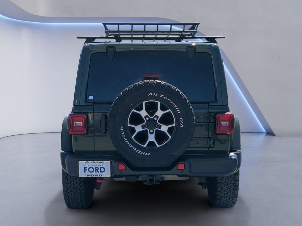 Used 2021 Green Jeep Unlimited Rubicon image 6