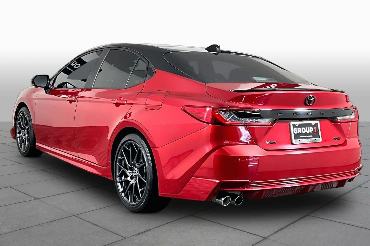 Used 2025 Supersonic Red/Midnight Black Metallic Toyota XSE image 12