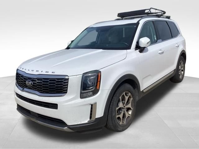 Used 2021 White Pearl Kia EX image 1