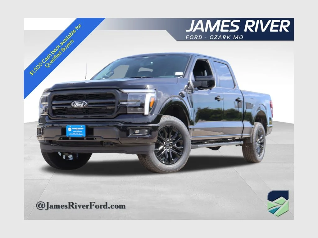 New 2026 Agate Black Metallic Ford Lariat® image 1